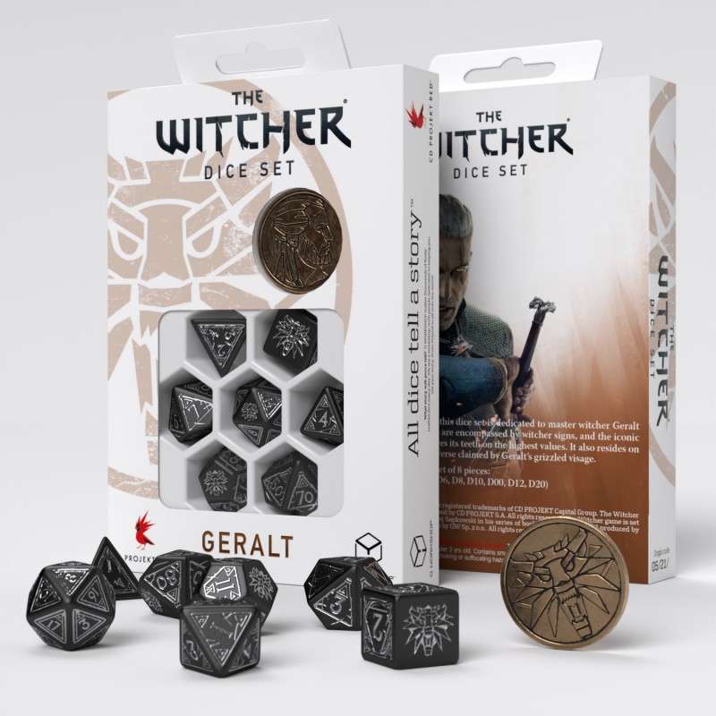 Geralt Silver Sword - The Witcher Dice Set